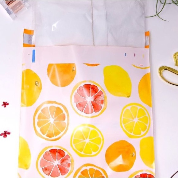 Citrus Poly Mailers 10x13 Pack of 25 - Picture 2 of 4